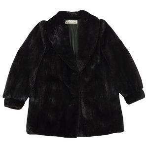 Vintage W.H. Harris Waist Length Mink Fur Coat
